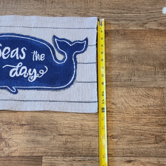 Set of 6 SEAS THE DAY Tapestry Coastal Beach House Placemats - Picture 3 of 7